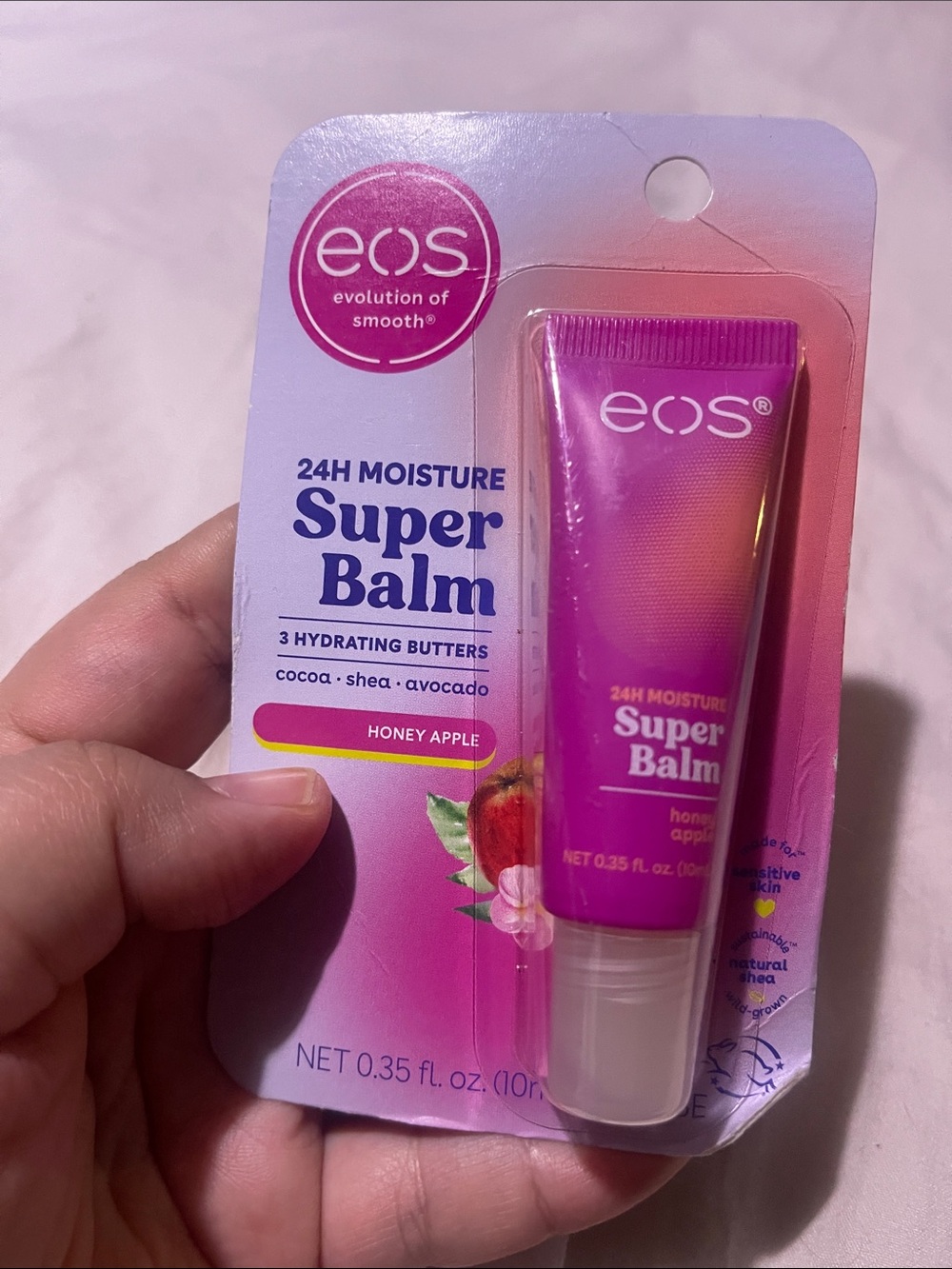 eos Super Balm Honey Apple -